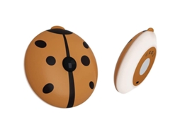 Nova Line luz Noturna com Detector de Movimento, Flashlight Portátil Infantil Ladybug, Presente para Menina