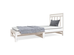 Day Bed, Day Beds Vidaxl Branco Madeira De Pinho (n/a)