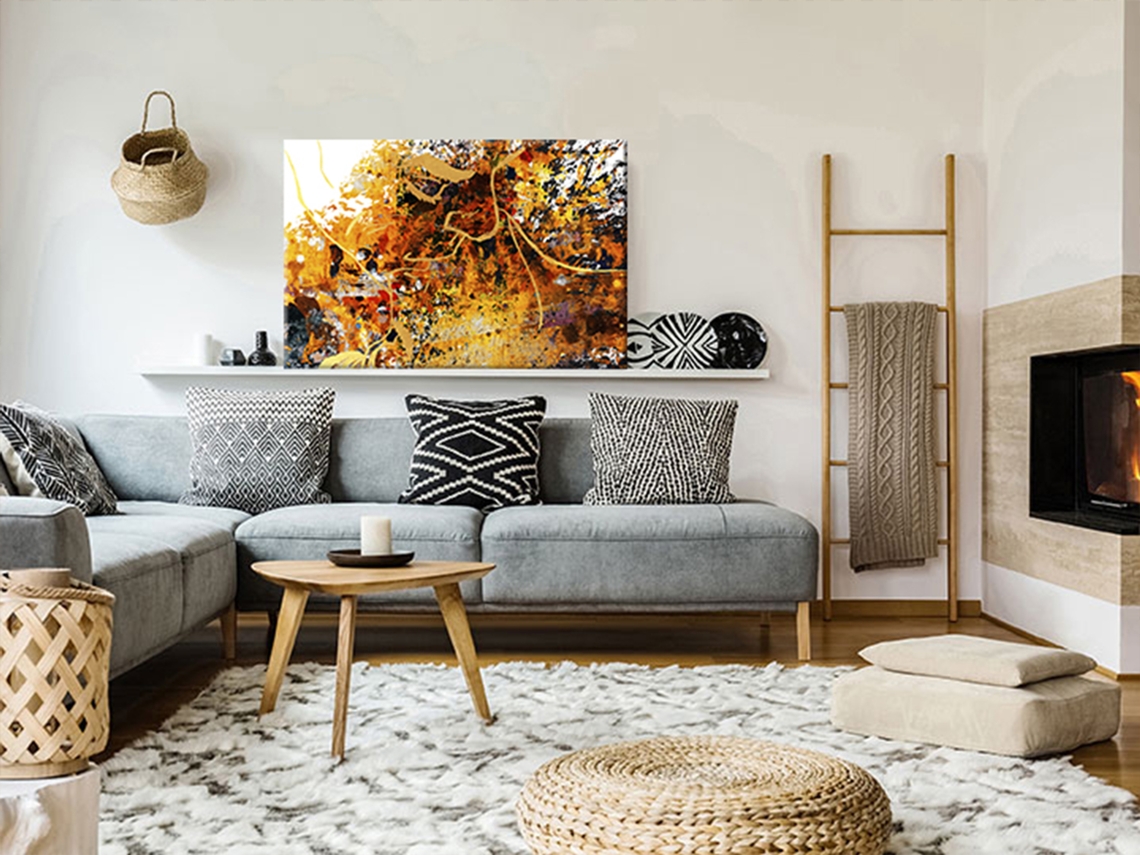 Quadro ARTGEIST Kiss Explosion (1 Part) Wide (90x60)