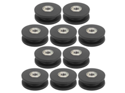 Polia De Rolamento Em Náilon 50mm 10 Unidades Acessórios Para Academia Em Casa Treino De Força