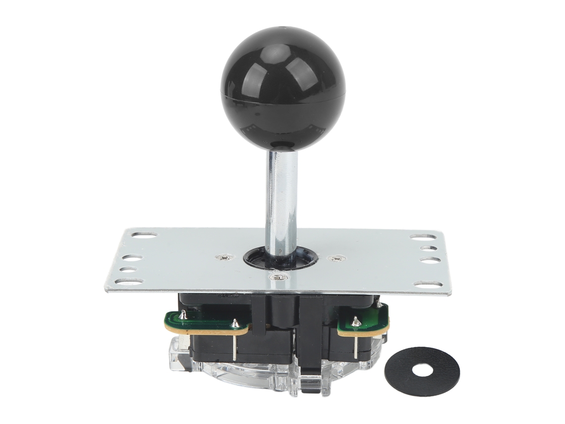 Joystick Arcade DIY com Mando de Luta, Peças de Reposição, Placa de Circuito com Cabeça de Bola Preto S/MARCA