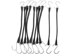 Conjunto De 10 Cintas Elásticas Bagagem Com Anel Metal, Cintas De Borracha Resistentes E Ajustáveis Artigos