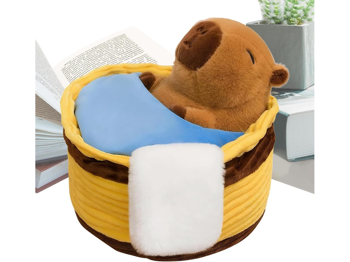 Pelúcia Fofa De Capivara, Linda Boneca Desenho Animado Para Decoração