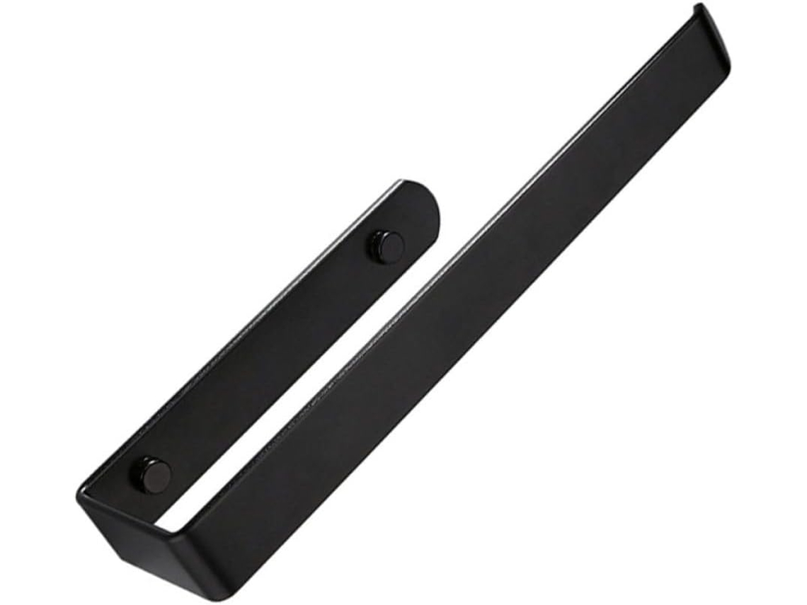 Suporte Para Rolo De Papel Toalha De Cozinha Em Aço Inoxidável Preto