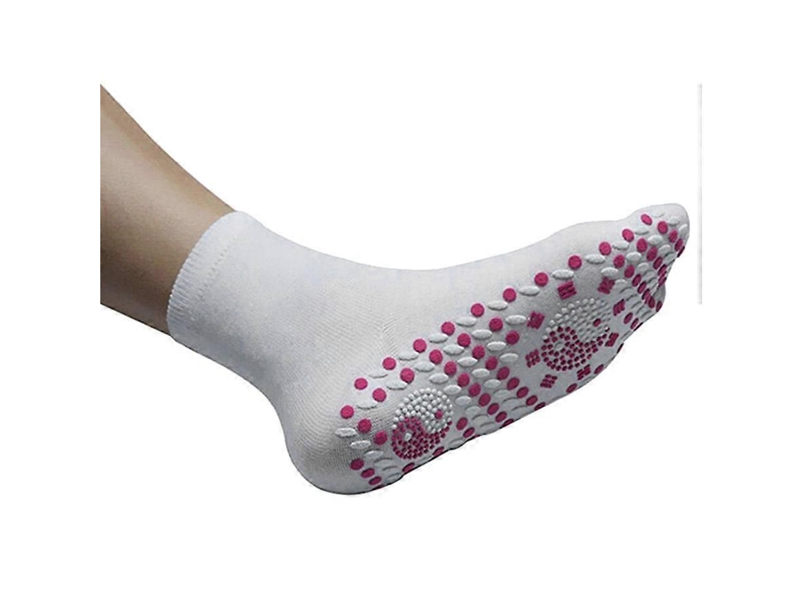 Meias De Inverno Quentes Com Turmalina, Design Autoaquecido E Função De Massagem Para Os Pés.