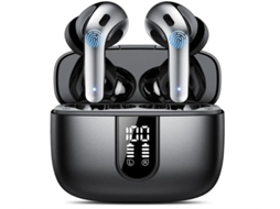 Auriculares Sem Horas Reprodução Reforço Bestvite Bluetooth À Prova De Água Preto