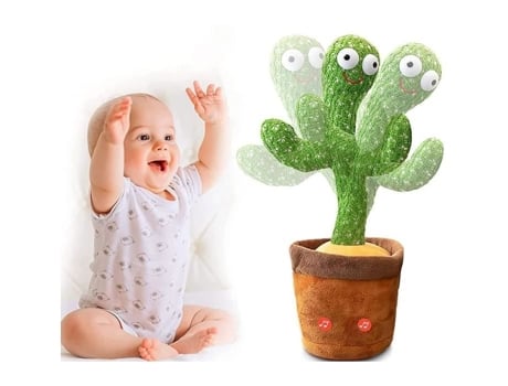 Cacto Dançante E Repetindo, Cacto Dançante E Cantando E Cacto Falando, Cacto Papagaio, Brinquedo De Pelúcia Cacto Decorativo Kawaii