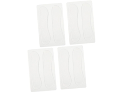 Protetores De Calcanhar Em Gel Branco Packove, 4 Pares, Resistentes À Abrasão E Antiderrapantes Para Evitar Atrito Em