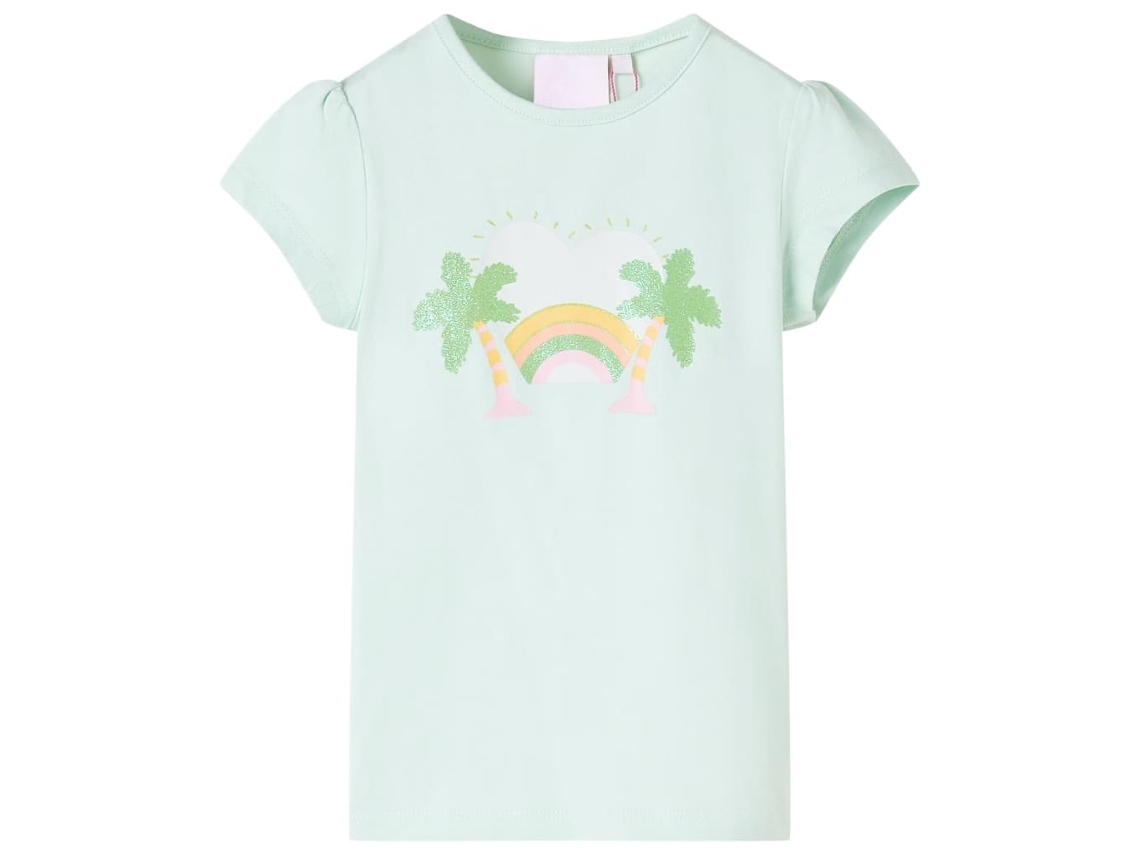 T-shirt Infantil Menta-claro 92