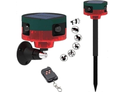 Alarme De Cão Latindo Solar Com Sensor 360°, Gravação, Som 129db E Controle Remoto Sem Fio