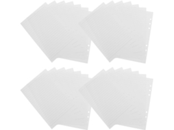 Alipis 225 Folhas de Papel Pautado para Recarga Cadernos e Agendas Compatíveis com Celular Durável