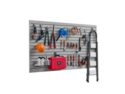 Painel Lamelar Em Pvc 1225x2450mm Com Capacidade De 136kg Para Organização De Ferramentas Tekmaquinas