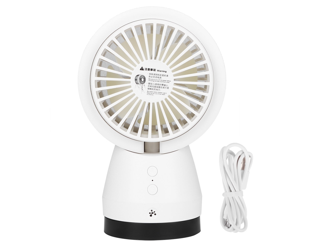 Ventilador de Purificação de Ar com Íons Negativos Portátil Usb | S/MARCA
