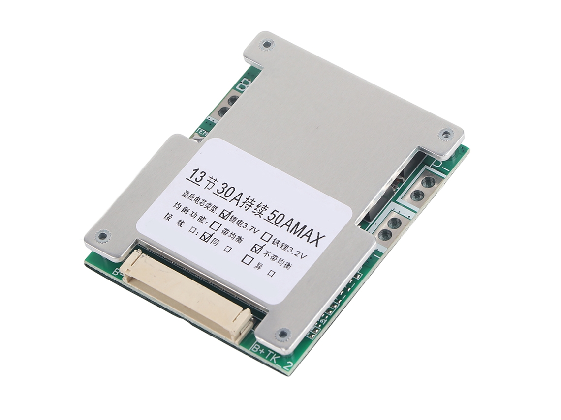 Placa de Proteção Bms Pcb para Carga de Baterías de Lítio 13s 30a Precisa