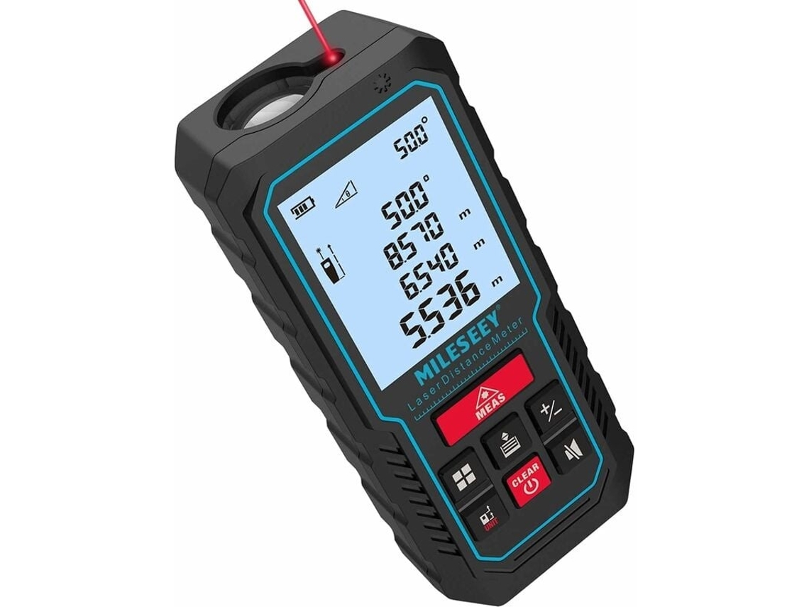 Lurelia Medidor Laser Medidor De Distância A Laser De 40 M Com Nível Eletrônico, Precisão De / 2 Mm, Mede Comprimento/altura/área, 2