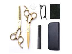 Kit De Tesoura De Corte Cabelo, 8pcs Ferramenta Profissional Para Corte De Cabelo, Para Cabeleireiros E Uso Doméstico Cuich