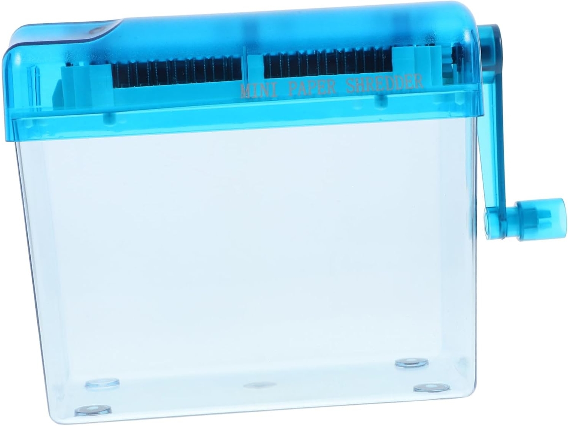 Uonlytech Destructeur Manuel Portable Petit Déchiqueteuse Résistente À Utilização Conception