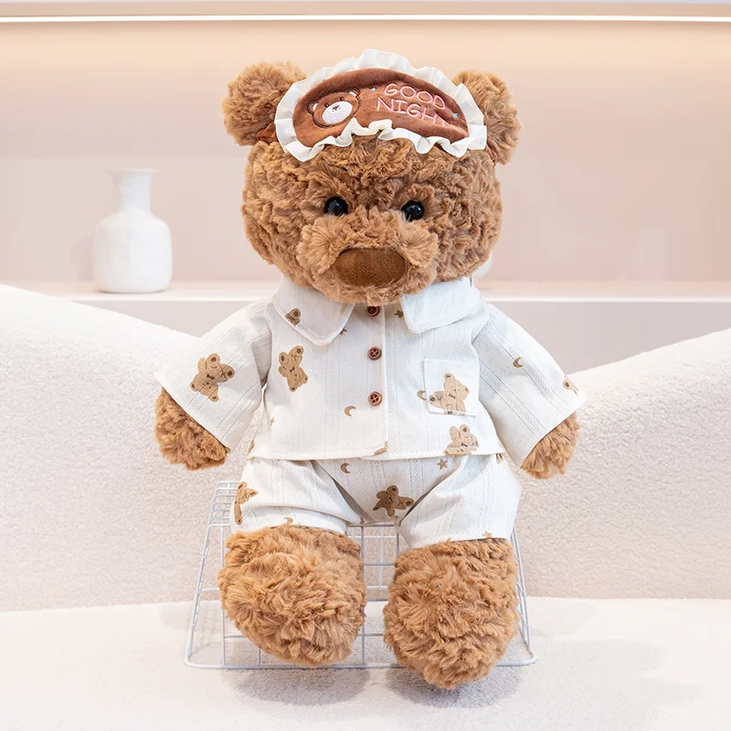 Novo Urso de Pelúcia Fofo de Pijama, Enchimento Macio MDUG (urso Ryan 35cm)