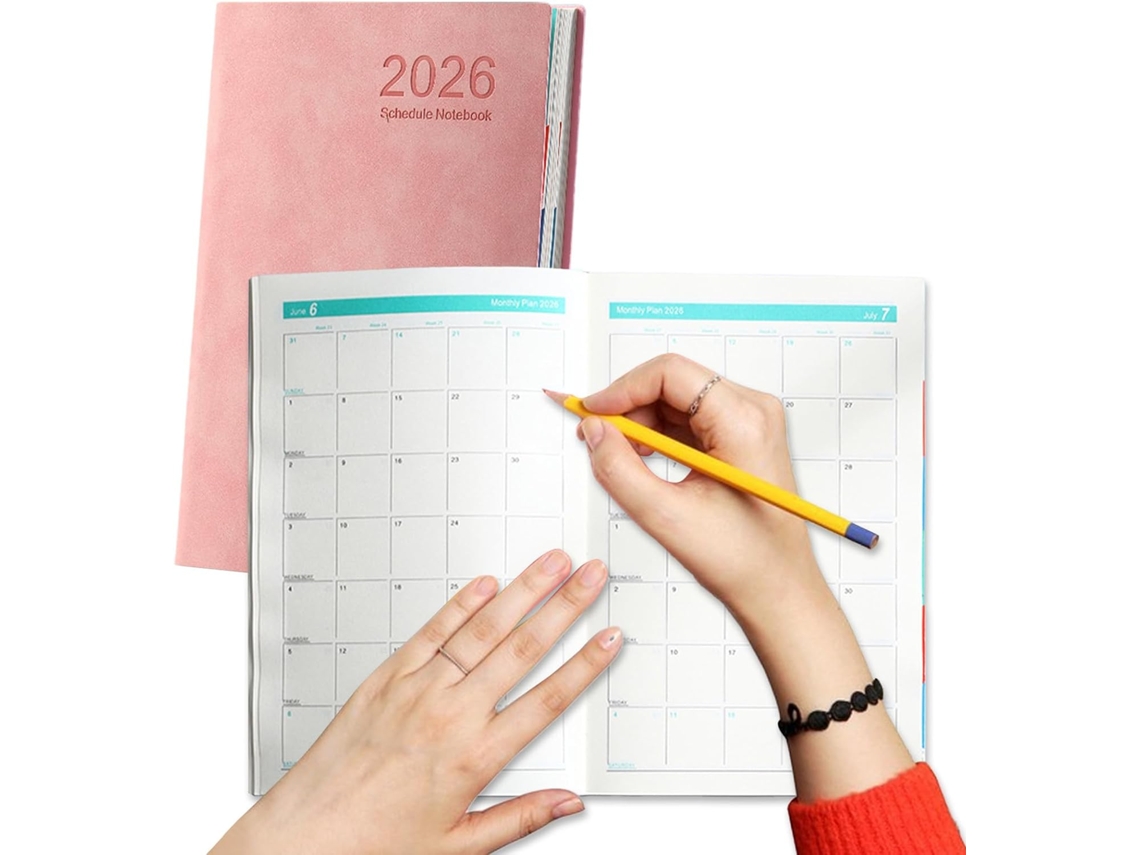 Carnet Agenda Journal De Notes Rigide Esthétique 12 Meses Completo