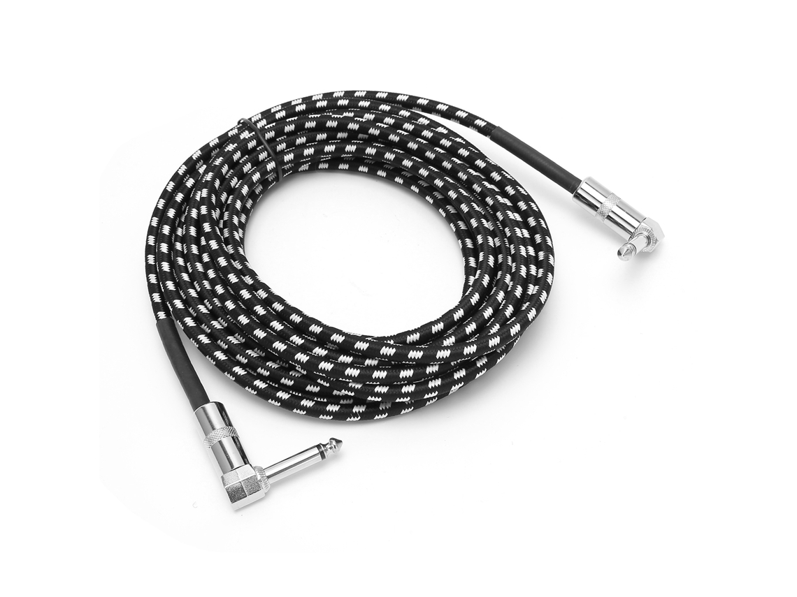 Cabo de Guitarra 6.35mm 6m com Cobre Sem Oxigênio e Isolamento Duplo JD6209