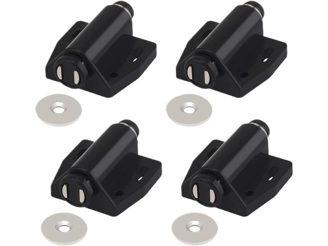 Conjunto De 4 8 Peças Fechos Magnéticos Simples Armários, Com Fechamento Invisível, Móveis Domésticos, Guarda