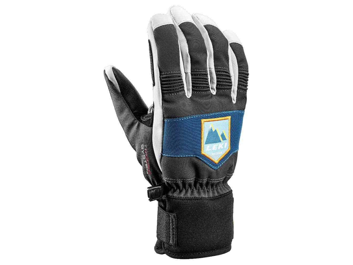 Luvas Júnior Patrol 3d Preto 14-15 Years Rapaz LEKI ALPINO
