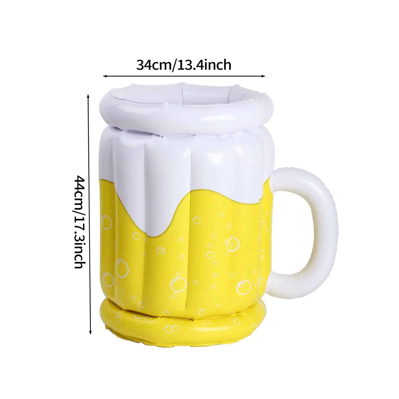 (1 Unidade) 1 Caneca De Cerveja Inflável, Balde De Gelo, Cooler Para Bebidas Para Festa Na Piscina, Suporte Para Bebidas Em Pvc