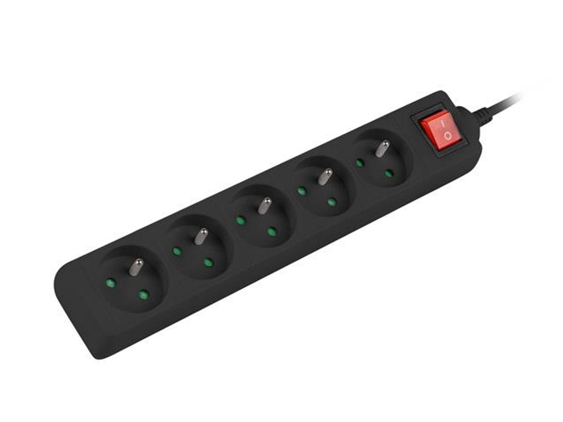 Extensão Elétrica LANBERG 1,5 M 5 Tomadas Interruptor