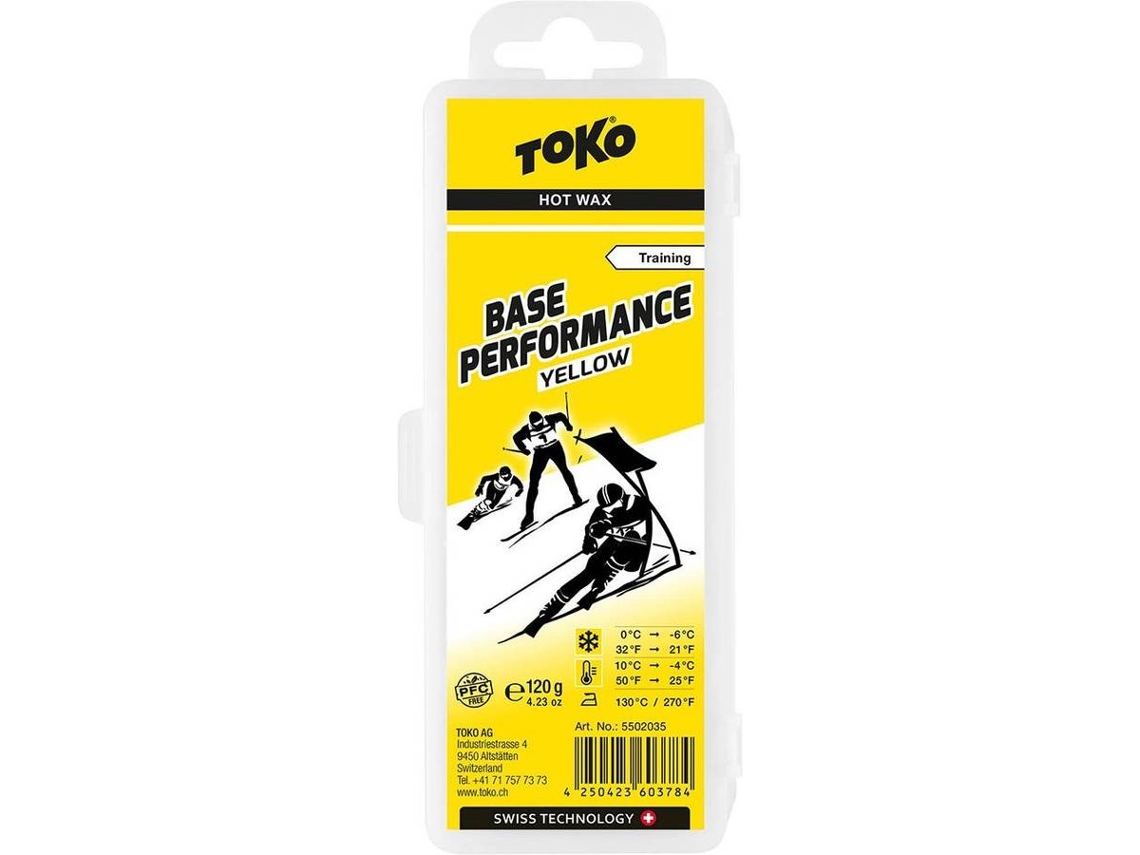 Cera de Esquis e Pranchas de Snowboard TOKO Base Performance (120g)
