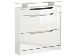 Sapateira econômica com 2 portas basculantes e gaveta, reguláveis em 2 níveis (89x23x96 cm) BTFORUS