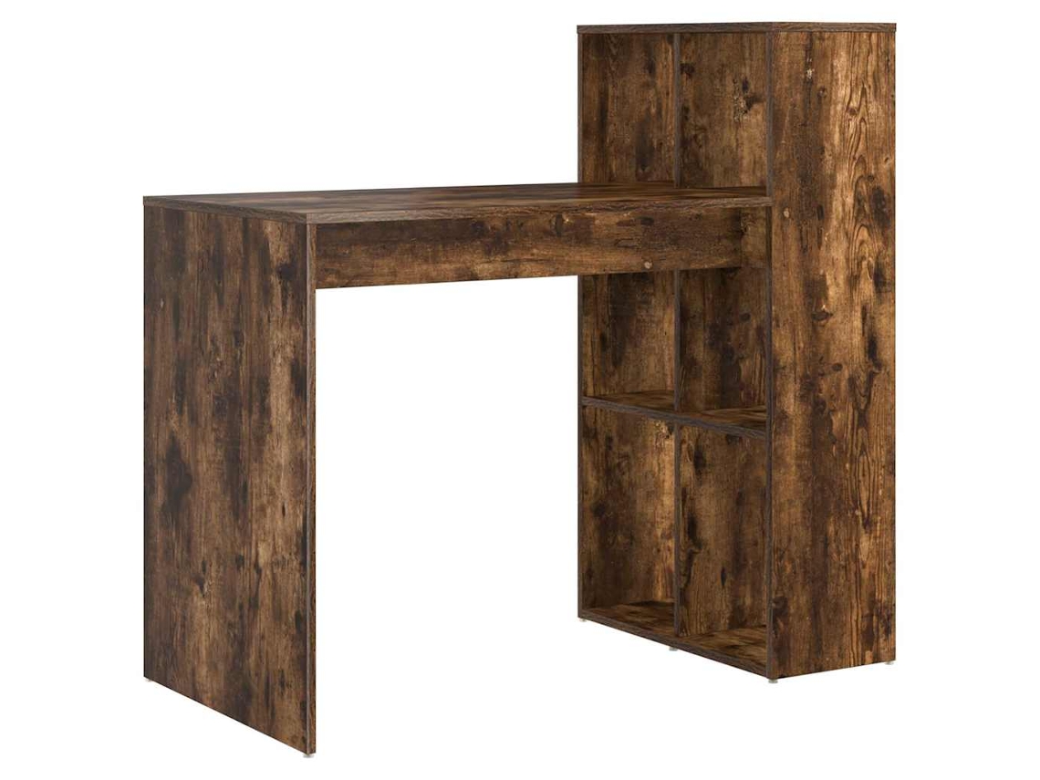 Conjunto 1 Mesa De Escritório Em Casa Vidaxl Castanho Derivados De Madeira (108 X 55 X 103.5 Cm)