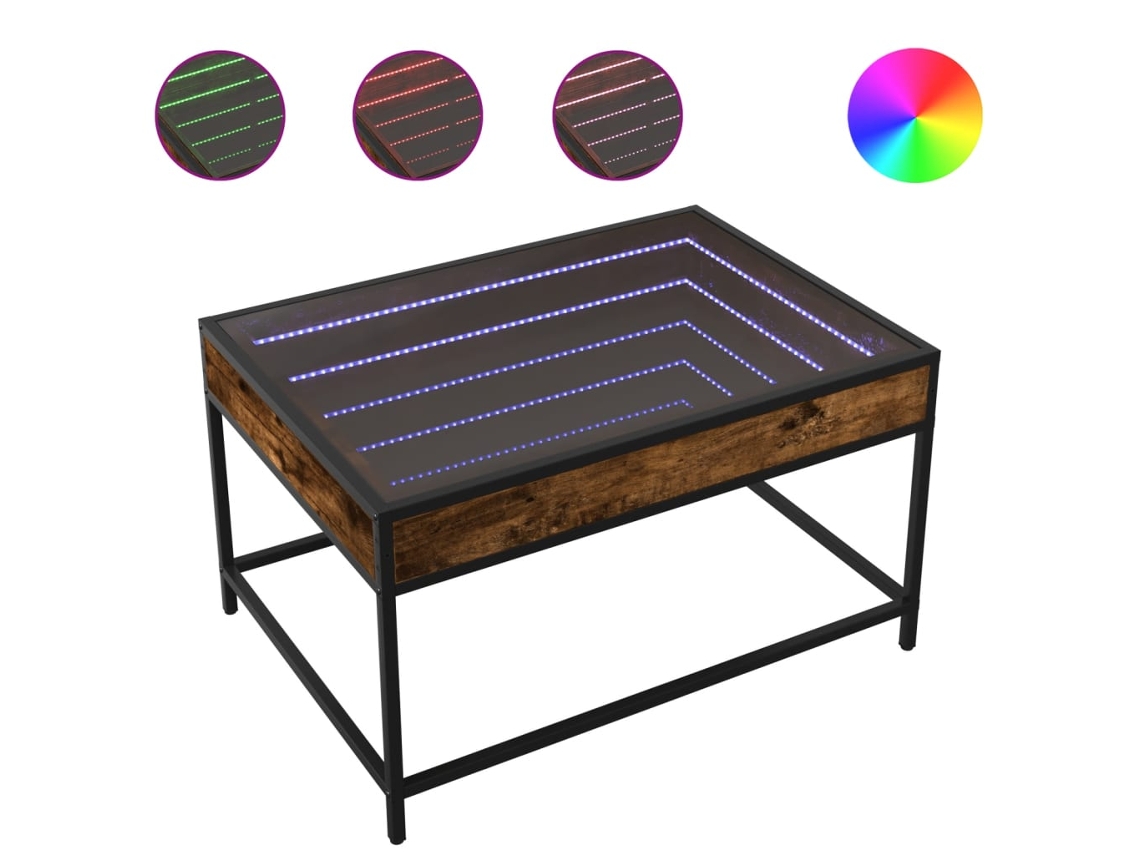 Coffee Table, Coffee Tables Vidaxl Marrom Madeira Processada (70 X 50 X 41 Cm)