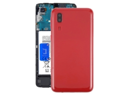 Tampa Traseira Com Proteção Para Lente Da Câmera Para Samsung Galaxy A2 Core Sm-a260f