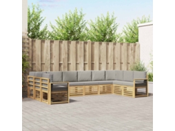 Vidaxl Conjunto De Sofás Para Exterior 10 Unid. Poliéster