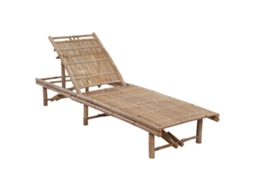Maison Exclusive - Espreguiçadeira De Jardim Com Almofadão Bambu
