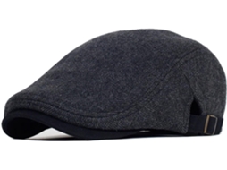 Boina masculina SFUSHOS, lã, vintage