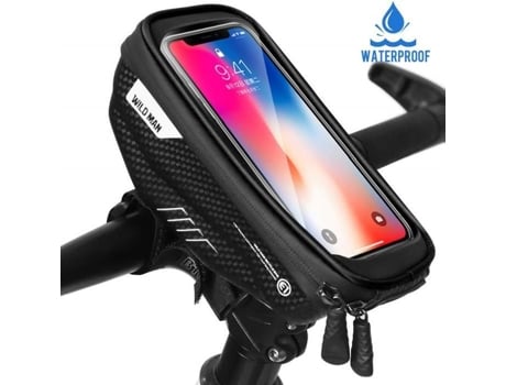 Bolsa de bicicleta impermeável Letouch para smartphones até 6,5 - Preto LETOUCH