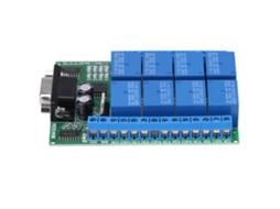 Laxiscreed Módulo De Relé 12v 8 Canais Rs232 Para Automação Residencial
