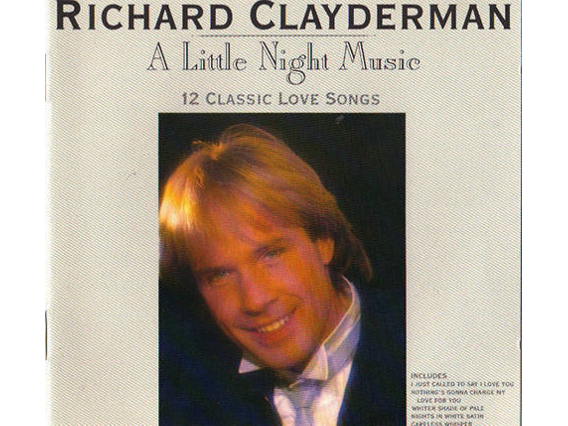 CD Richard Clayderman - A Little Night Music (12 Classic Love Songs)