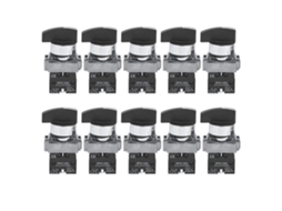 10 Peças Interruptor Rotativo Normalmente Fechado Berm Ac240v Bem‑xb2‑20x/31‑c Elementos de Controle Industrial