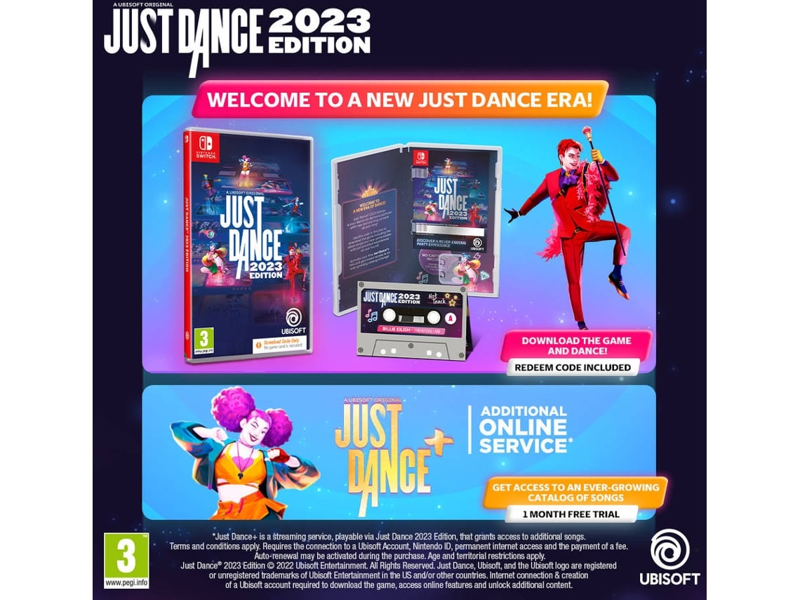 Just dance 2022 switch jogos nintendo switch tomar 2 jogos idade da música  3 +
