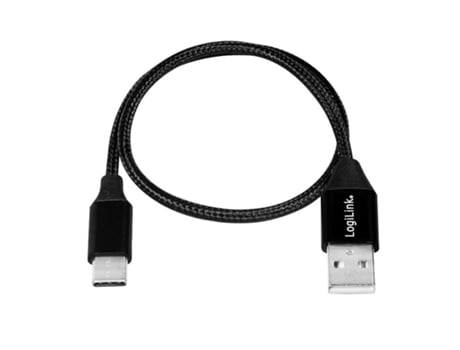 CU0140 CABO USB TIPO C M PARA TIPO A M BRAIDED PRETO 1M