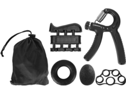Kit Para Fortalecimento Das Mãos E Antebraços Com Resistência Ajustável De 5a 50kg 11a 110lbs, Inclui Bola De Preensão E