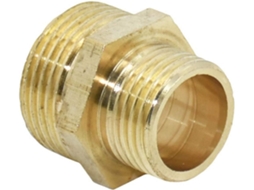 Adaptador para Conector de Jardim, Rosca Externa 1/2" a 3/4" em Latão | S/MARCA