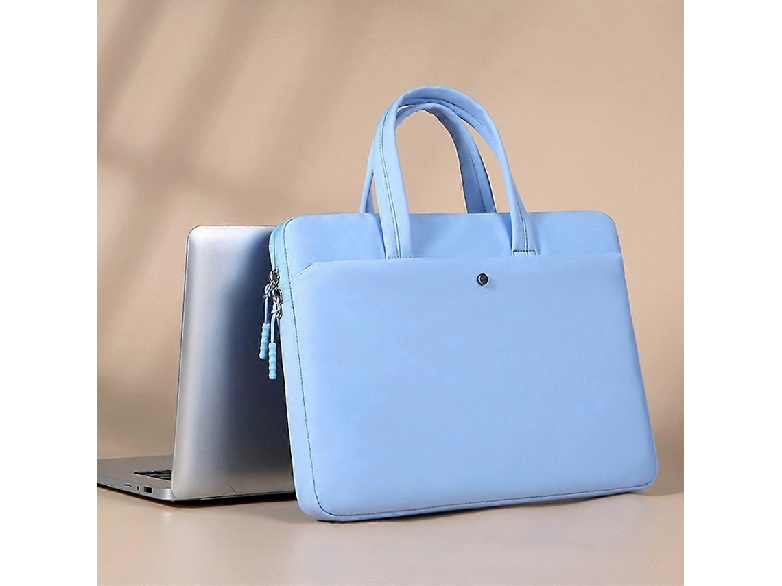 Bolsa Em Tecido Oxford E Poliéster Para Portátil De 15,6 Polegadas, Azul Elysve