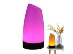 Abajur de mesa com cabeça sensível ao toque, lâmpada LED sensível ao toque, lâmpada ambiente