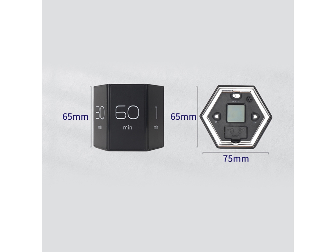 Cronômetro Cube Digital Led Alarme 1 99min | S/MARCA