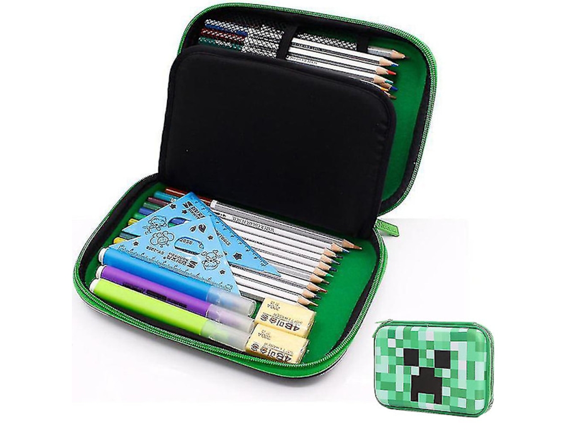 Estojo para Lápis, Grande Capacidade, Organizador, Escolar AQUAFORGE