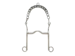 Bit de Weymouth Longo Fixo Prateado 13.5 Cmsefton