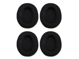 4pcs Almofadas De Ouvido Para Headphone Cloud Stinger Core Espuma De Memória Tecido Malha Preto Verde